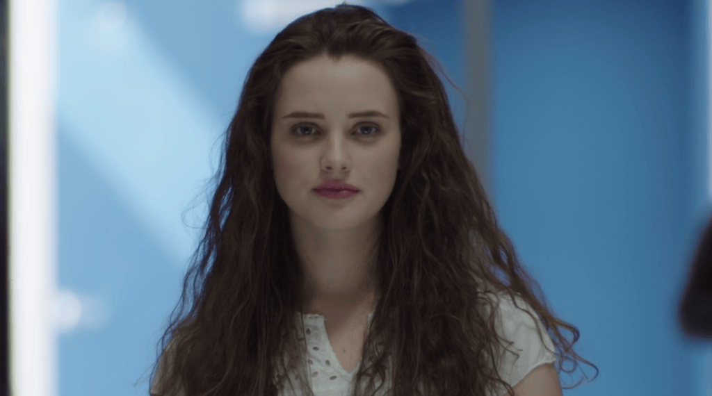 This young female is a known as Hannah Baker from the Netflix series "13 Reasons Why"